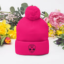 Pink Alien Pom-Pom Beanie
